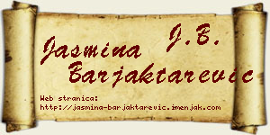 Jasmina Barjaktarević vizit kartica
